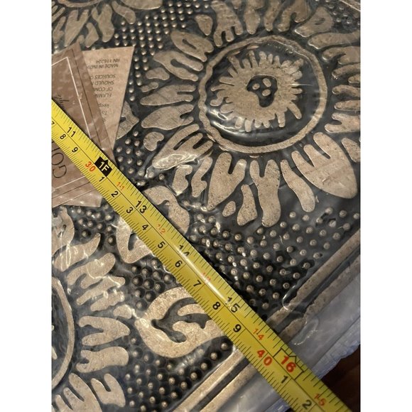 Goldcoast Sunflower Rubber Welcome Mats (Set Of 2) 26" x 16" - Picture 5 of 6